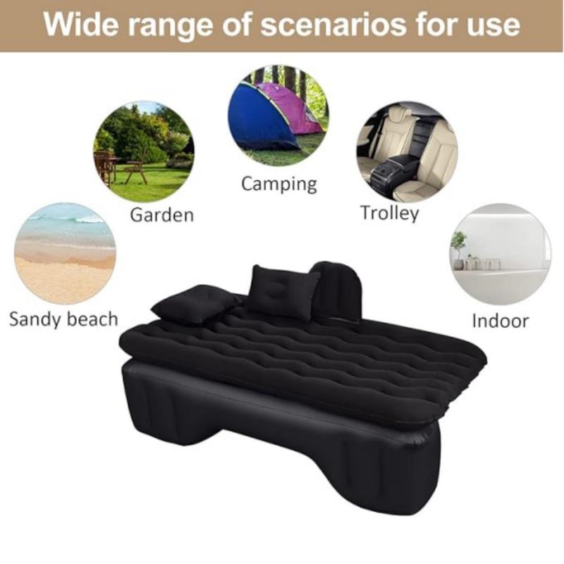 Handheld Outdoor Journey Car Campsite Mat Versatile Car Sofa Pillow Inflatable Travel Mattress Camping Air Sofa