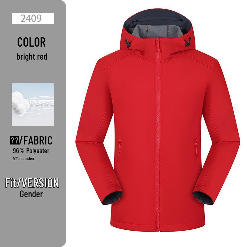 2025 Všestranná outdoorová softshellová bunda - Lehká, Vodotěsná, Větruodolná, Prodyšná; Ideální pro cyklistiku, turistiku a kempování.