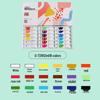 Mali Gouache-Farben-Set - 5ml & 12ml Tuben, in einer Box für Anfänger