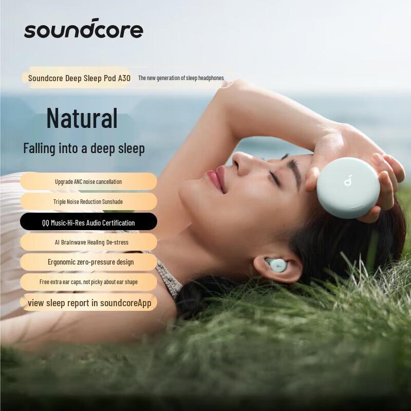 

Бездротові навушники для сну Soundcore Sleep A30
