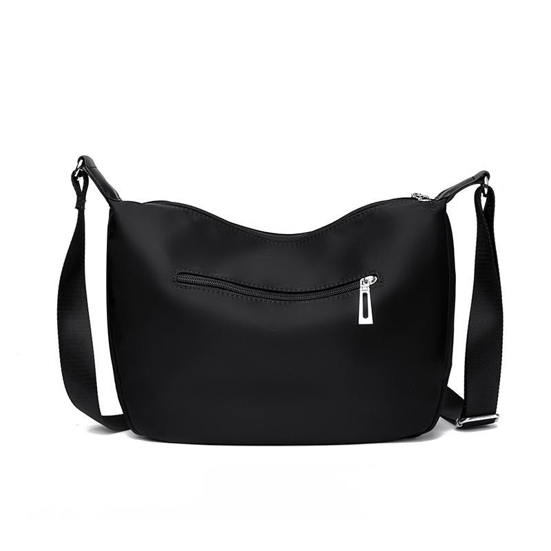 Solid Color Large Capacity Nylon Bag Women's Shoulder Crossbody Bag Mother Bag