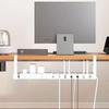 Under Table Storage Rack No Punching Metal Cable Management Tray Home Office Desk Wire Organizer Retractable Power Strip Storage