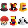 Halloween Party Cosplay Fancy Clown Hat Children Adult Football Fan Beer Carnival Birthday Hats National Flag Hat Cap