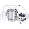 8L/5L/3L Sheep Cow Milking Machine Electric/pulse Milking Machine Milking Pump Stainless Steel Automatic Milking Breeding Tools