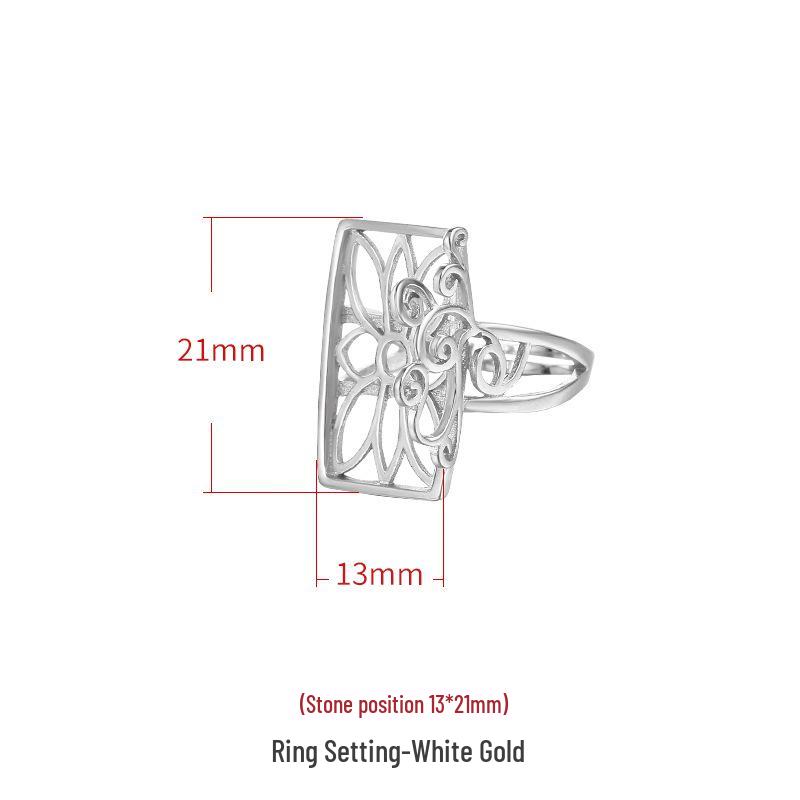 

Сделай сам Инкрустированный пчелиным воском держатель для кольца из жадеита - Модный унисекс аксессуар на указательный палец
