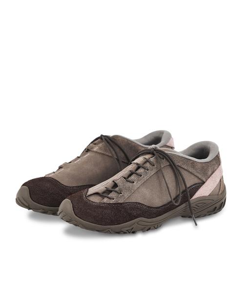 [Negative Three] Curved Lace No.2 Sneakers Multi Taupe NT3BFSSSN002BE