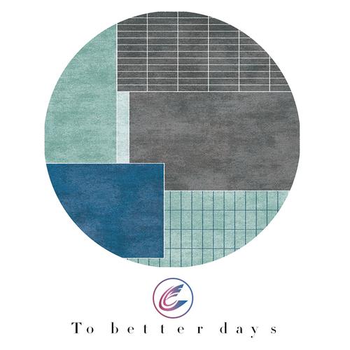 Koberec kulatý ve skandinávském stylu, lehký luxus, dekorace obývacího pokoje, koberce do ložnice k posteli, bytová dekorace, protiskluzová podložka pod židli na podlahu