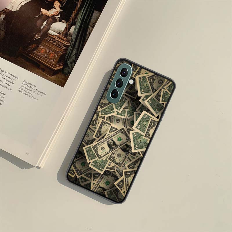 Banknote Dollar Cash Money Phone Case For Samsung Galaxy A02S A03S A12 A22 A32 A42 A52S A72 A16 A26 A36 A56 A13 A23 A33 A53 A73