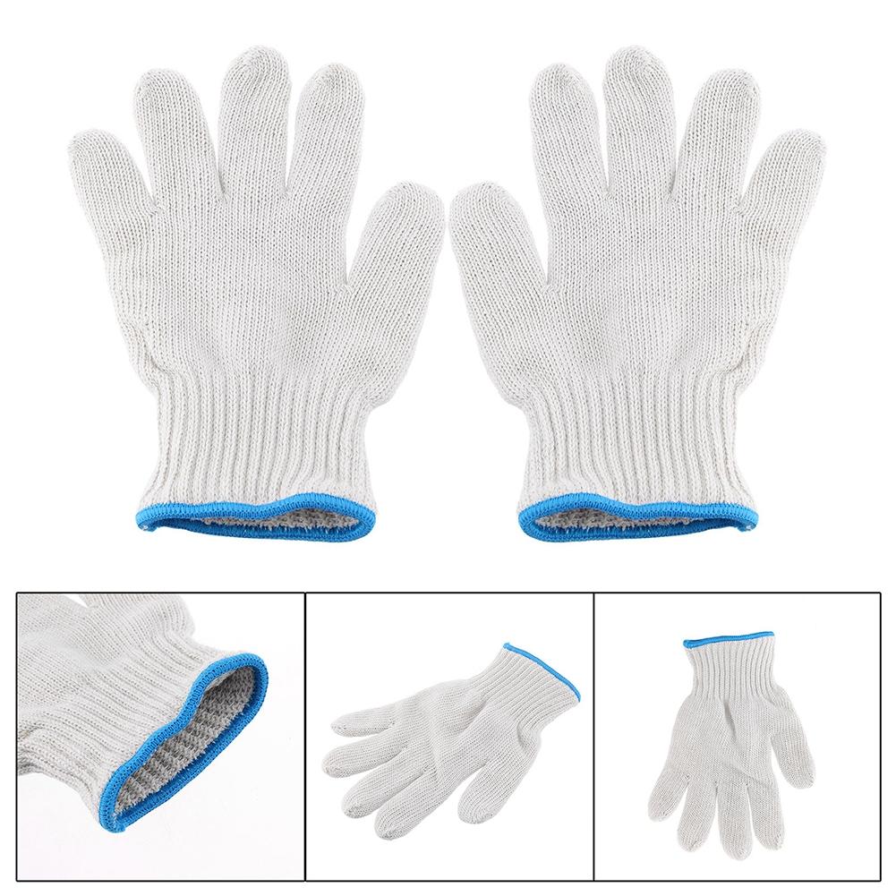 Brand New Durable Protective Gloves Cotton Thread Gloves Work Thick Nylon White Yarn Wear Resistant Cotton Thread Gloves