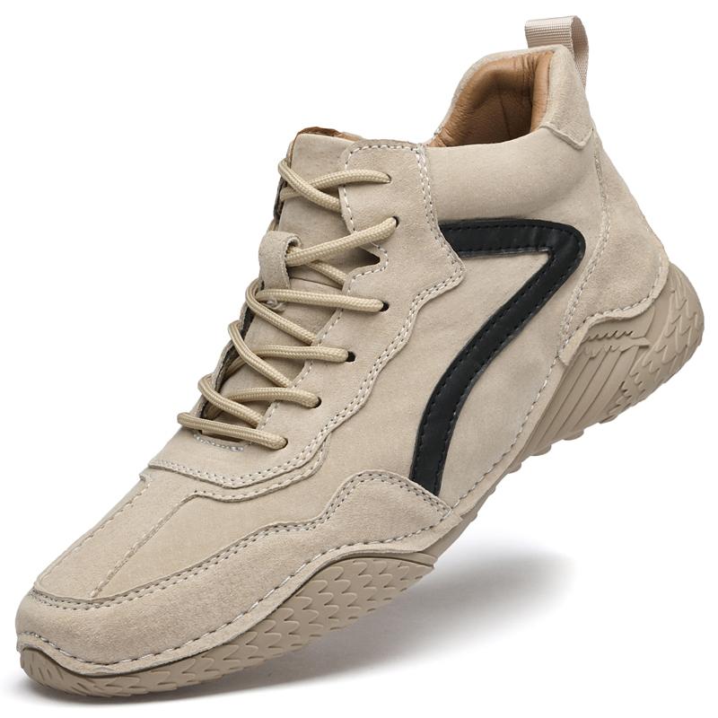 Brand Winter Men's Boots Keep Warm Genuine Leather Outdoor Snow Boots Comfortable Men's Ankle Boots Outdoor Casual Men's Shoes