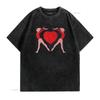 Womens Big Girls Gymnastics Gymnast Heart Love Youth  T Shirt Black 2XL vintage Washed Comfortable Slightly designer clothes