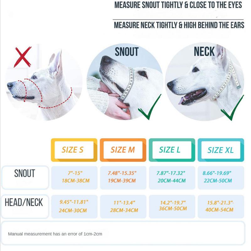 Mesh Dog Muzzle For Small Large Dogs Soft Nylon Dog Muzzle Adjustable Anti-biting Breathable Stop Barking Mouth Cover Pet Supply