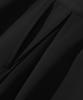 TRILLION Side Pleat Snap Button Wide Slacks (Black)