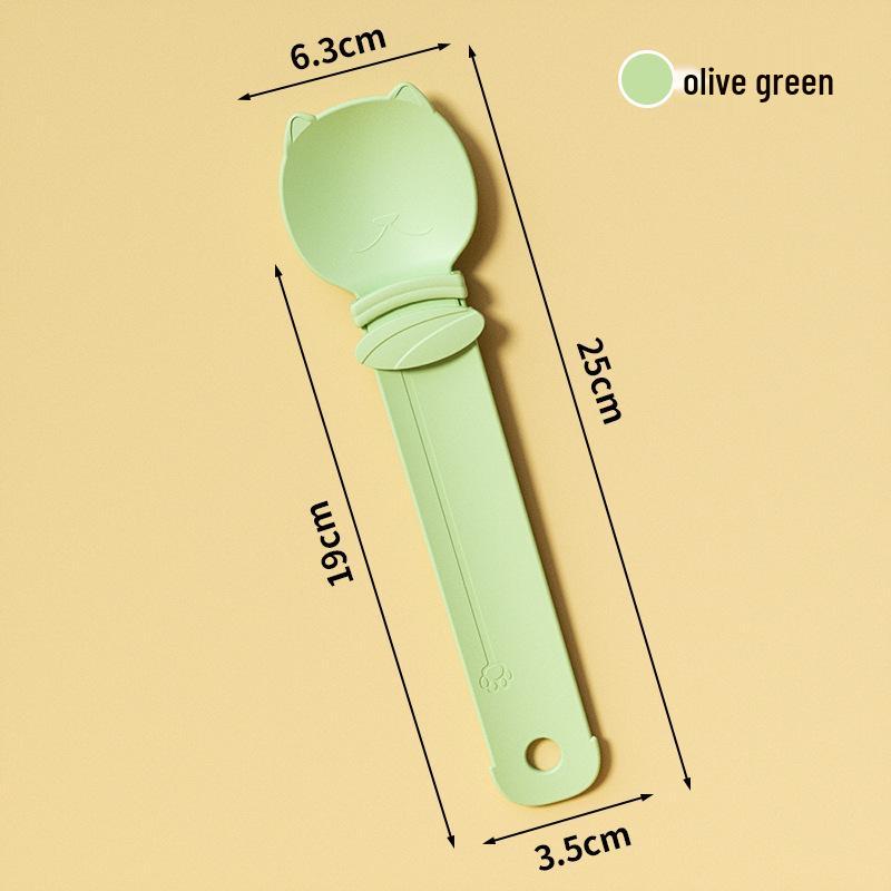 

Кошачья ложка-кормушка для лакомств с упаковкой в пакет OPP