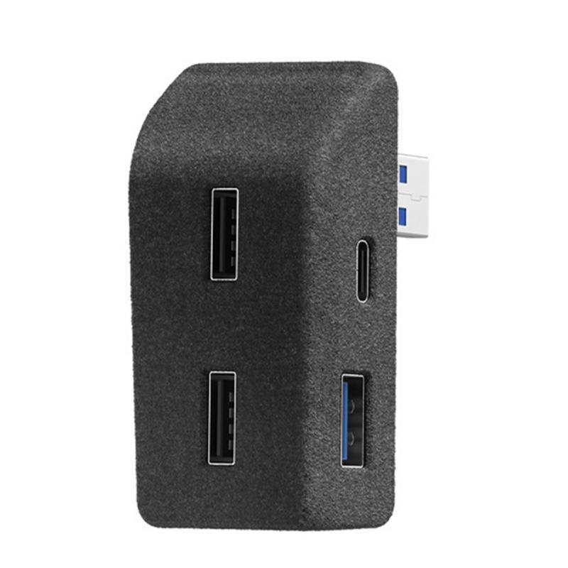 

High Speed Charging Hub Glove Box Docking Station Central Control Splitter Adapter Car Accessories Easy to Install