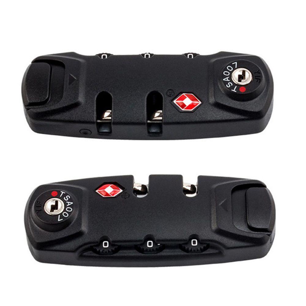 Code Lock Duffle Bag Padlock Locker Suitcase Luggage Coded Lock Travel Bag Lock Wire Security Lock TSA 3 Digit Password Lock