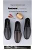 Men's Cross-Border Casual Slip-On Cowhide Shoes - Summer Formal Leather Loafers for Dad, Large Size