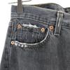 Levi's 90s 501 USA Made Piece Dyed Black Straight Denim Pants Button Fly Men's Used