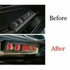 Aluminum 13X Red Window Lift Switch Panel Sticker Trim For Honda Civic 2022 11th