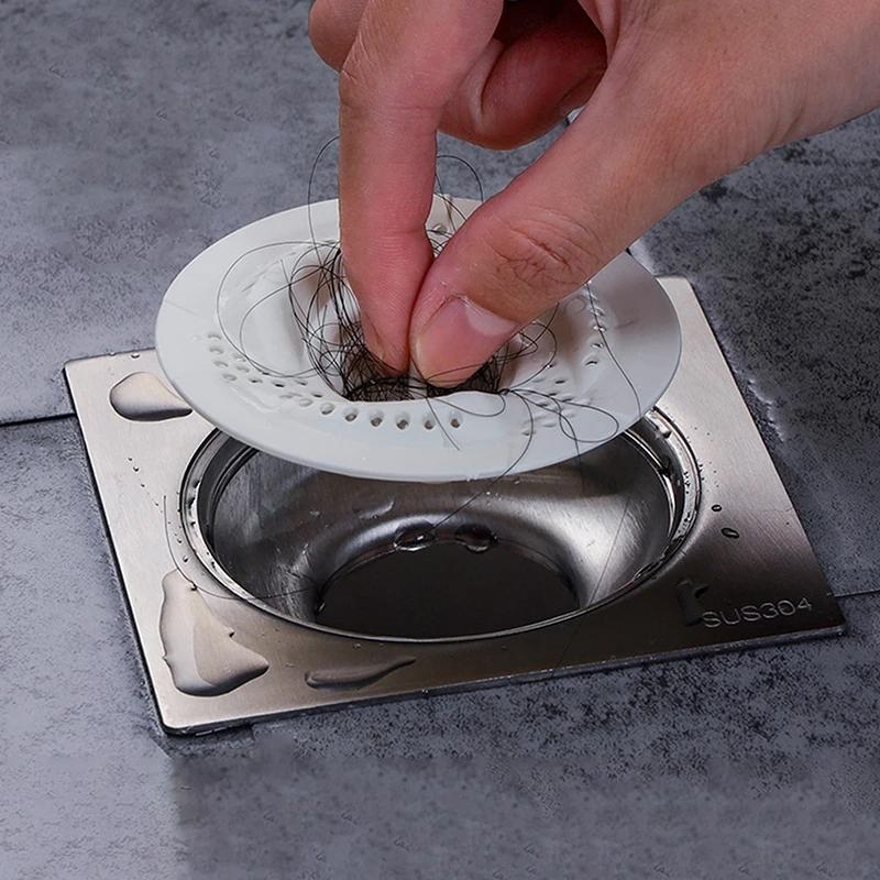 New Household Vortex Floor Drain Filter Bathroom Sewer Hair Filter Toilet Drainage Anti-hair Universal