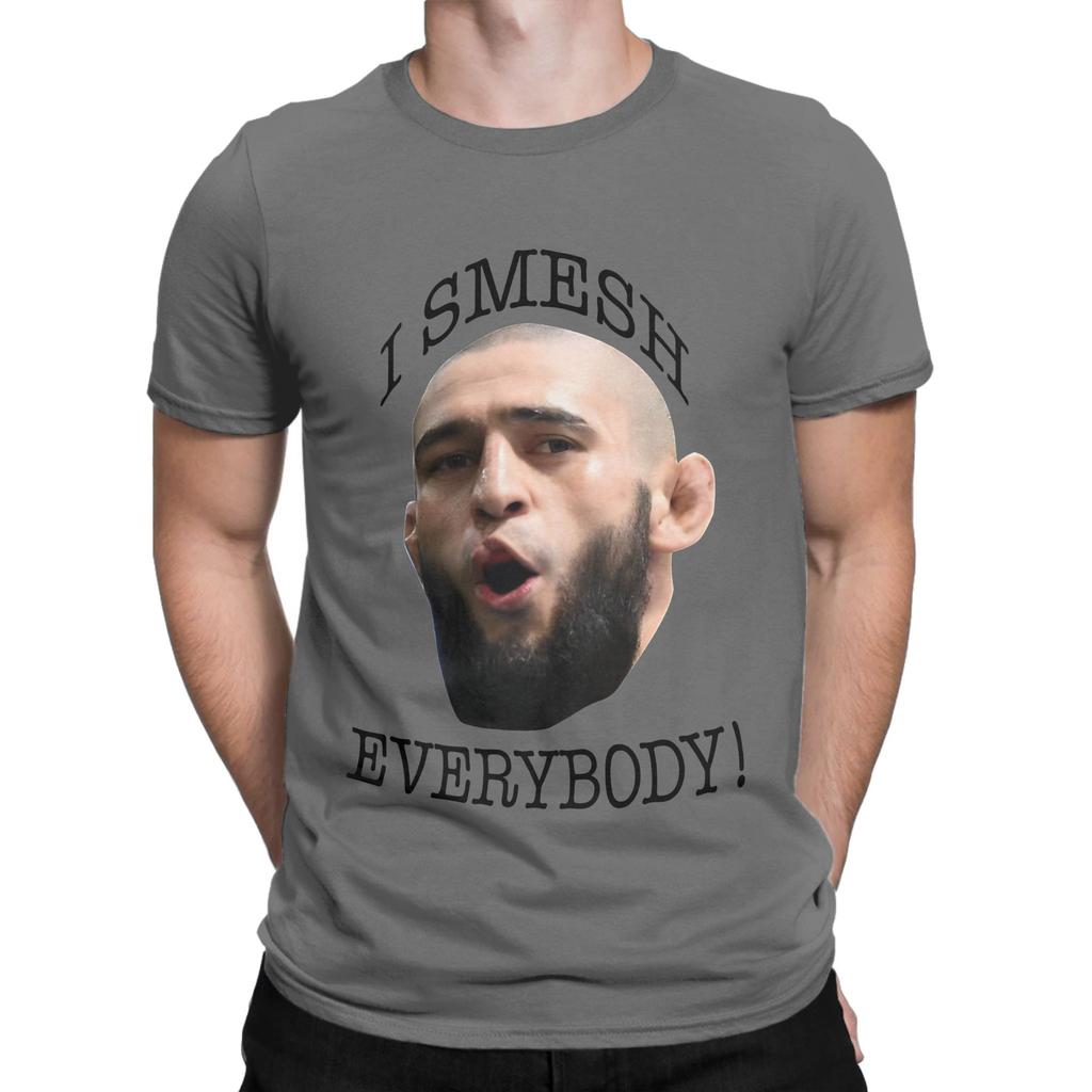 Khamzat Chimaevs Unisex T Shirts Vintage Tees Short Sleeve Round Neck TShirt 100 Cotton 4XL 5XL Clothes