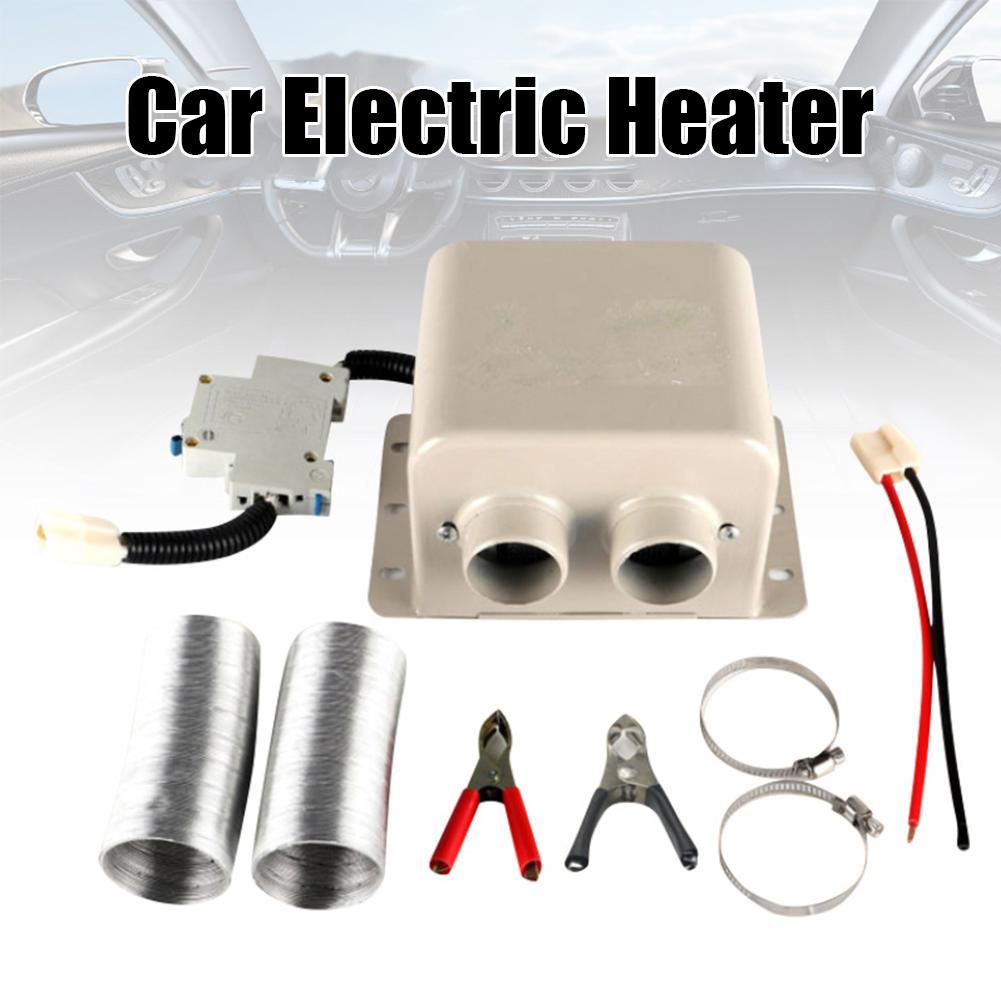 Car Heater 12V/24V Car Vehicle Fan Heater Winter Windshield Defroster Demister Warmer Demister Window Truck Interior E7M3