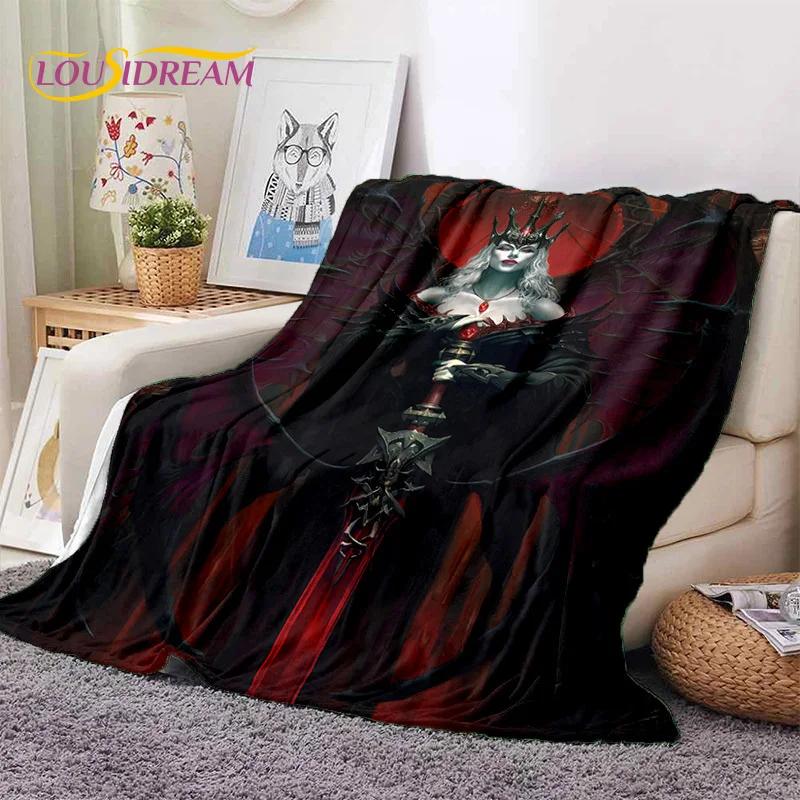 Diablo 3D Retro Game Gamer Soft Flannel Blanket for Beds Bedroom Sofa Picnic,Throw Blanket for Cover Outdoor Leisure Nap Gift
