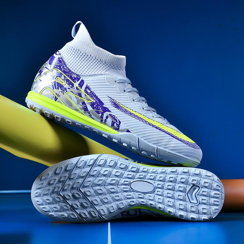 Thorn 16 football shoes men and women high-top teenage students broken nails AG long nails lawn game training sneakers