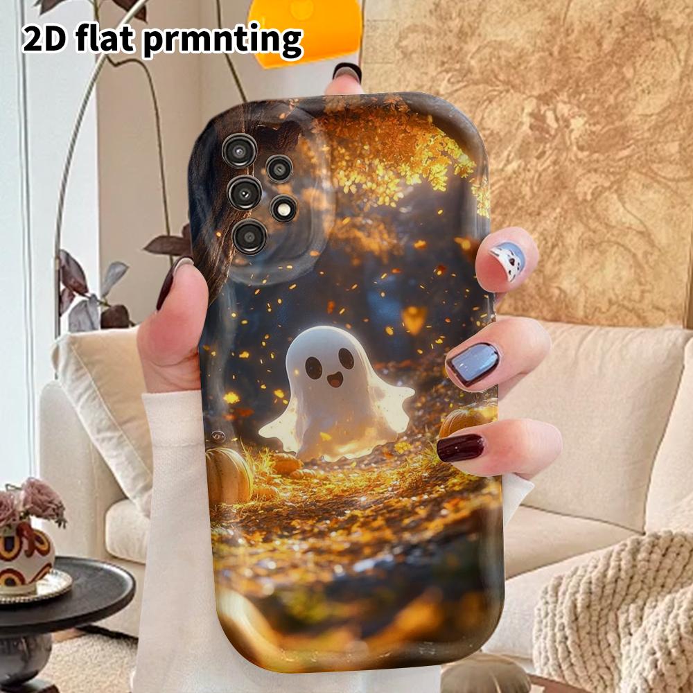 Phone Case: 2D Flat Samsung Galaxy A34 A35 M05 M06 S20 S22 S21 FE Plus 5G Protective Case, Couple Style, Forest Trail, Christmas and Halloween Gifts