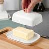 BUTTER DISH CERAMIC BUTTER DISH WHITE 139678