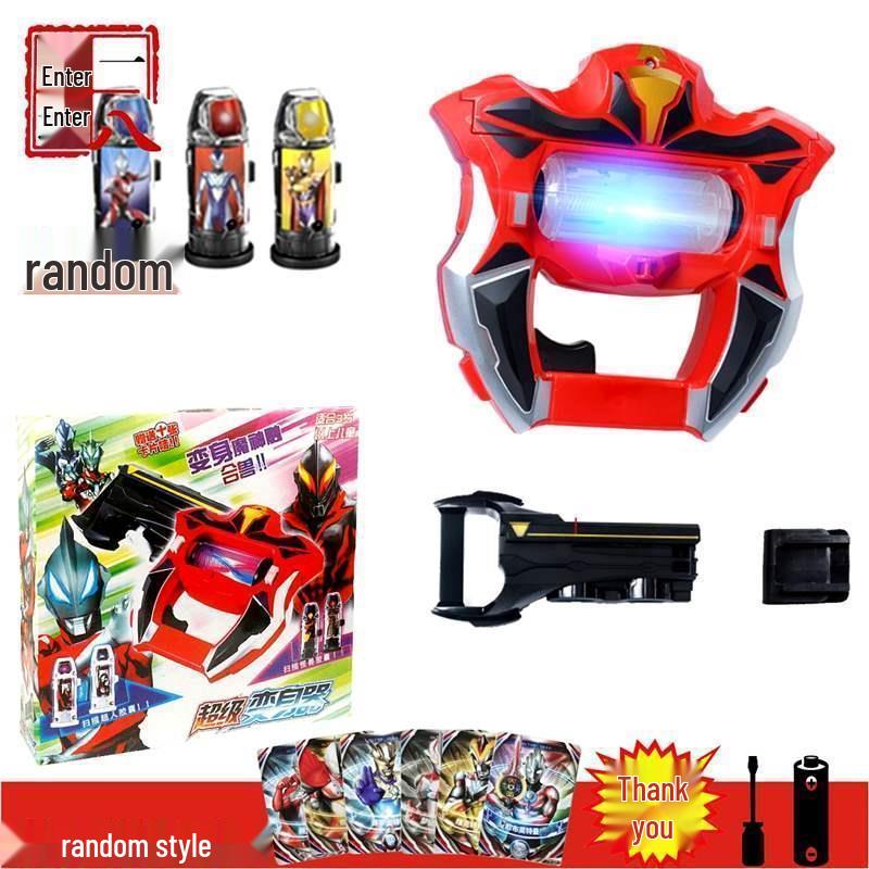 Geed Rising Holder Luminous Capsule Claw Transformation Device & Toy Glasses Set for Kids