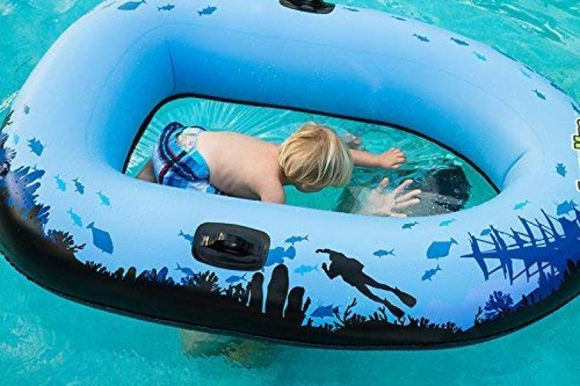 Sieco Design AquaVue Underwater Exploration See-Through Boat Float for Kids and Adults [Official Japanese Product]