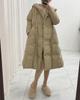 Autumn and winter new down jackets women's medium and long over-knee high-end white duck down loose single-breasted temperament jacket