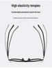 High-End Korean Style Cat Eye Eyeglasses with TR Frame for Students - Pseudo-Natural Look, 50mm Lens, Plate Material