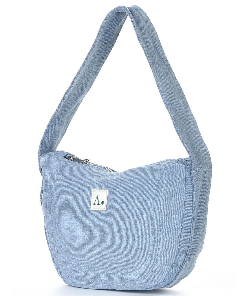 The-Abon Chris Denim Hobo Bag Black