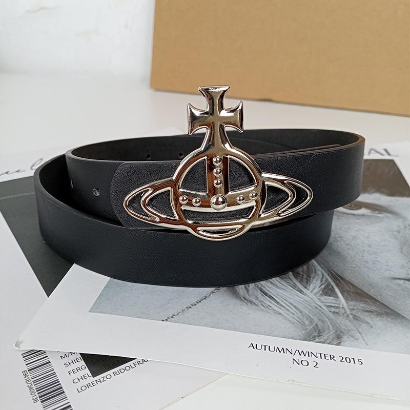 Four Seasons Available New Belt Women'S Leather Fashion Versatile Jeans Belt Decoration With Skirt, Suit, Sweater Waist Cover