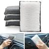 2-10Pcs Soft Double Side Microfiber Scrubbing Sponge Car Leather Cleaning Microfiber Towel Wax Sponge Auto Detailing Tools