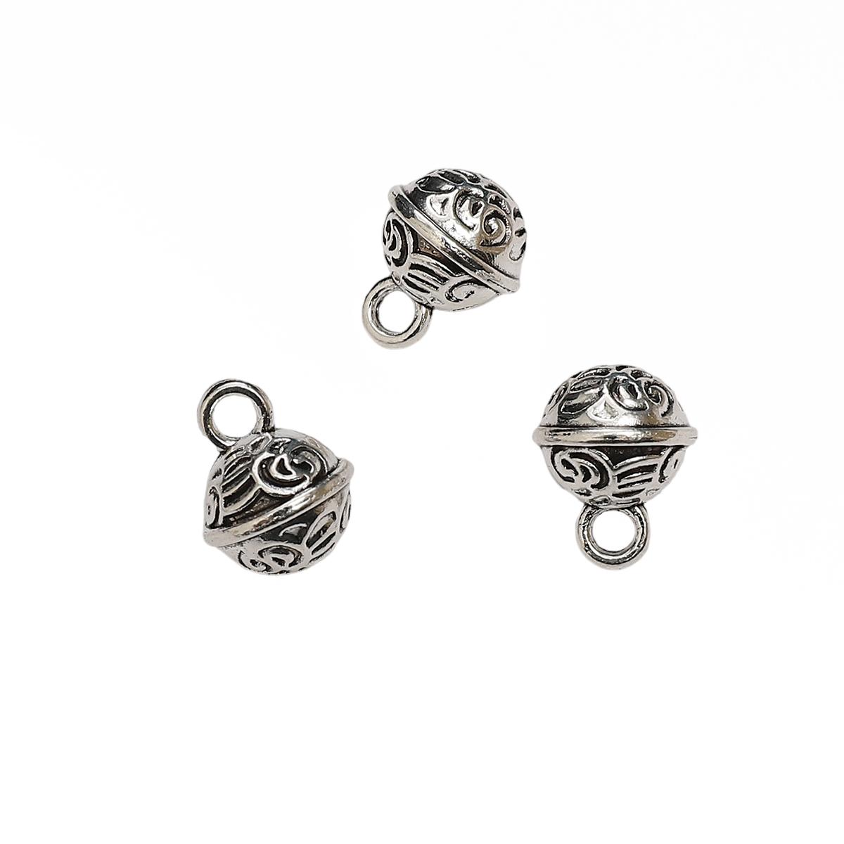 

1/5/10 шт./пакет сплав китайский благоприятный кулон DIY браслет ожерелье серьги ювелирные изделия аксессуары 12x9.5mm 5pcs/bag