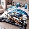 Naruto 3Pcs Bedding Set Duvet Cover With Two Pillowcases For Bedroom Home Decoration