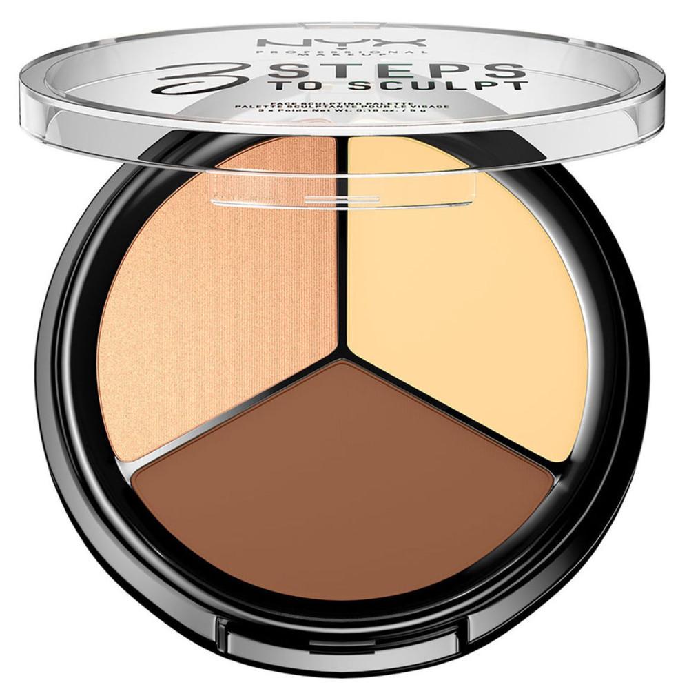 Nyx - Palette Contouring 3 Steps To Sculpt -