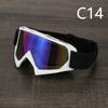 Motorradbrille Dirtbike-Brille Motocross-Brille Winddicht ATV-Brille Staubdicht Kratzfest
