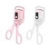 Rechargeable Compact Eyelash Curler with 3 Adjustable Temperature Settings and Silicone Safety Pads Gift For Women