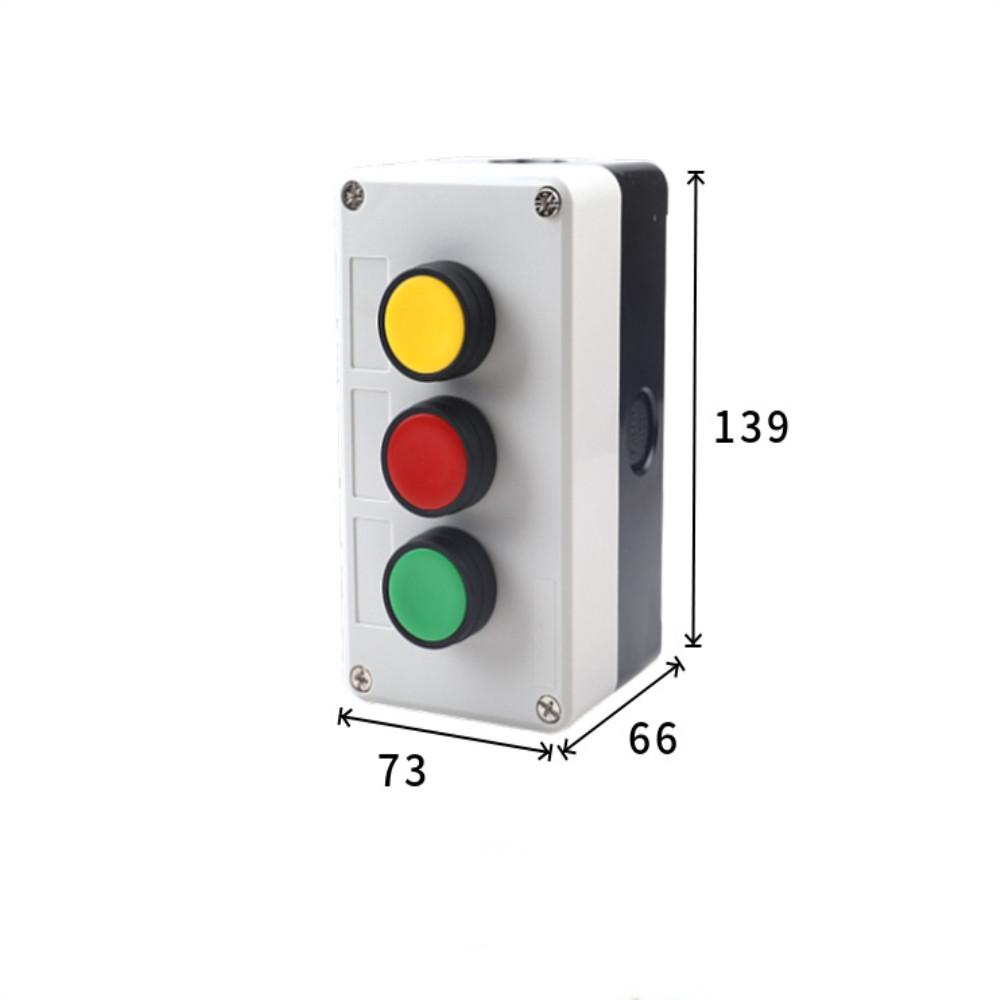 Start and Stop Self-reset Momentary Waterproof Button Box Switch Emergency Stop Industrial Control Box