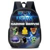 ROBLOX Blox Fruits Backpack Students Cartoon Schoolbag Book Bags Kids Backpack B 30*15*40cm B