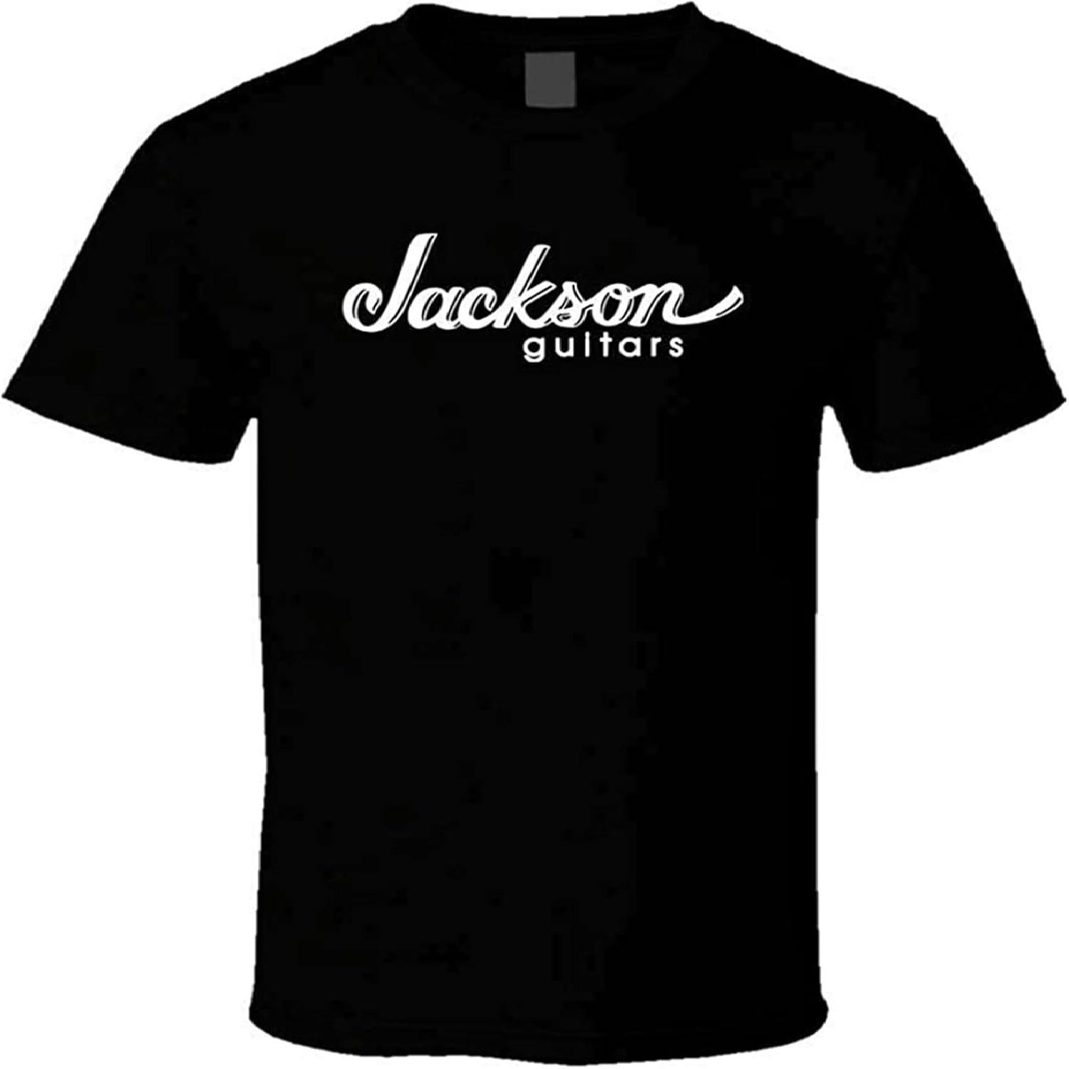 Jackson Guitars Логотип Мужская Черная Футболка Черный S чёрный