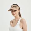 Sporty Mesh Sun Visor Hat with Letter Print, Lightweight Breathable Topless Cap for Running, Golf, Tennis & Outdoor Activities