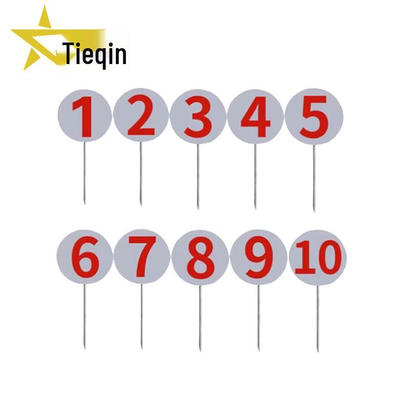 Stainless Steel Target Range Number Sign