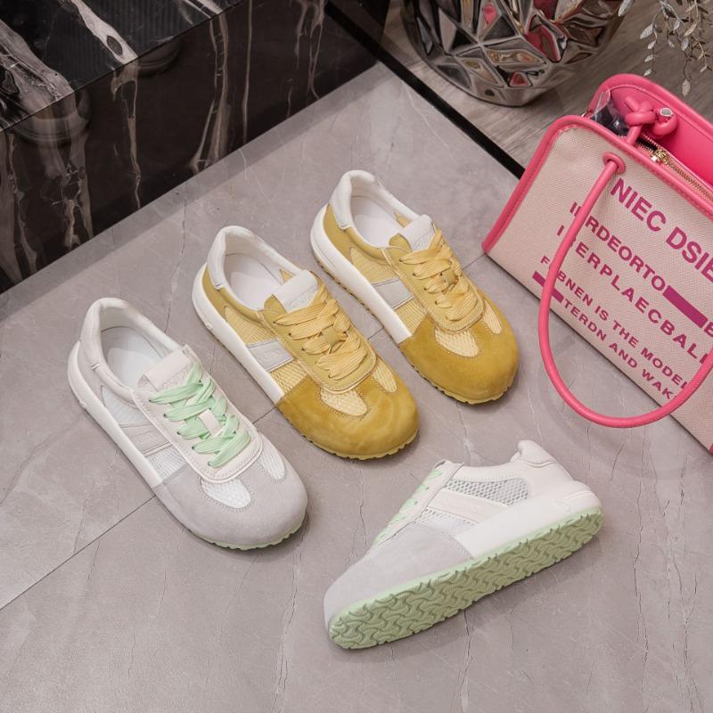 Summer thin women's shoes new mesh little white shoes versatile comfortable breathable thick-soled casual board shoes