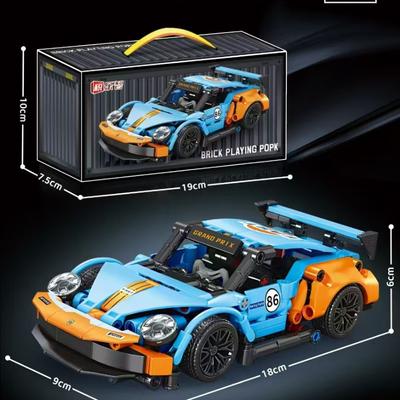 Technical Racing Sport Car Model Building Blocks City Mechanical Speed Vehicle Supercar Brick Puzzle Toys Kid Adult Gift
