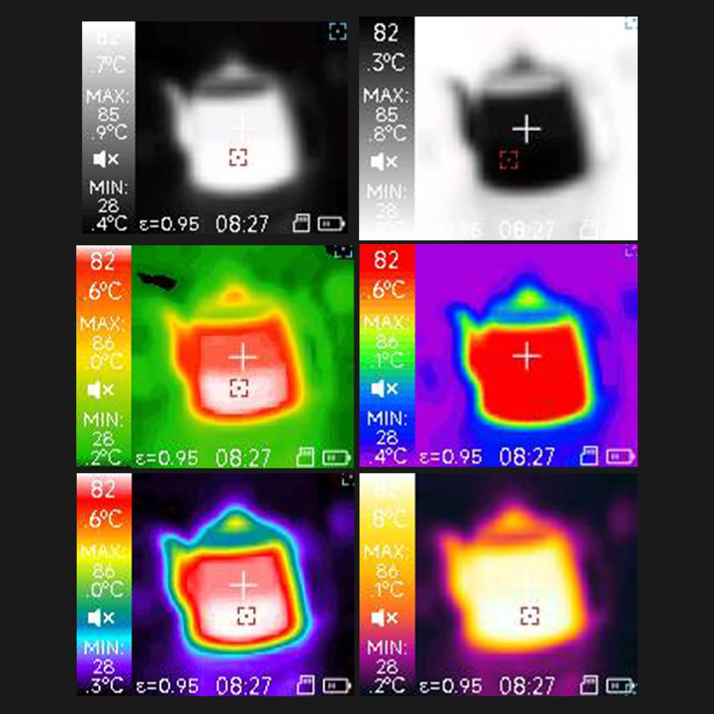 Thermal Imaging Camera Handheld Infrared Cameras 32x32 IR Resolution  20 celsius  to +1000 celsius  for Building